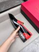 Balmain Man Black and red Calfskin Business Leather Shoes 0428163 (8)_th.jpg